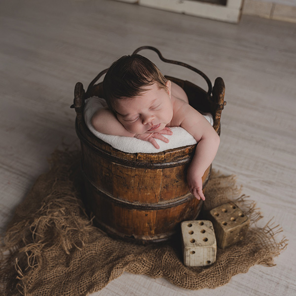 Sesión newborn estudio Bilbao